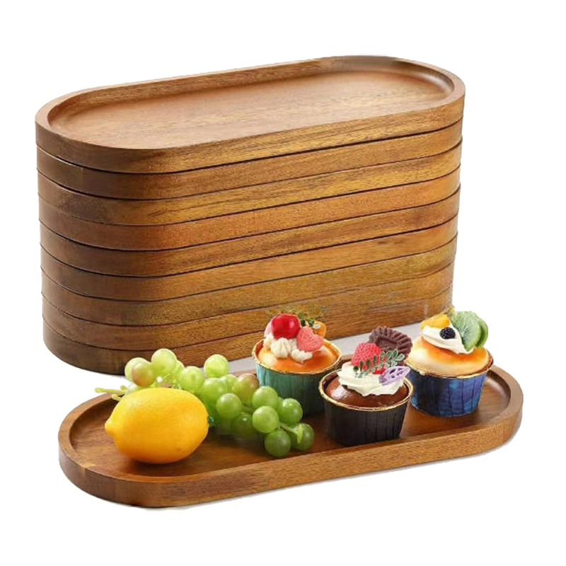Food In Japanese Snacks - Vajilla, bandeja de comida de madera