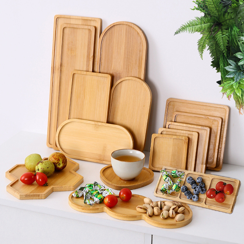 Food In Japanese Snacks - Vajilla, bandeja de comida de madera