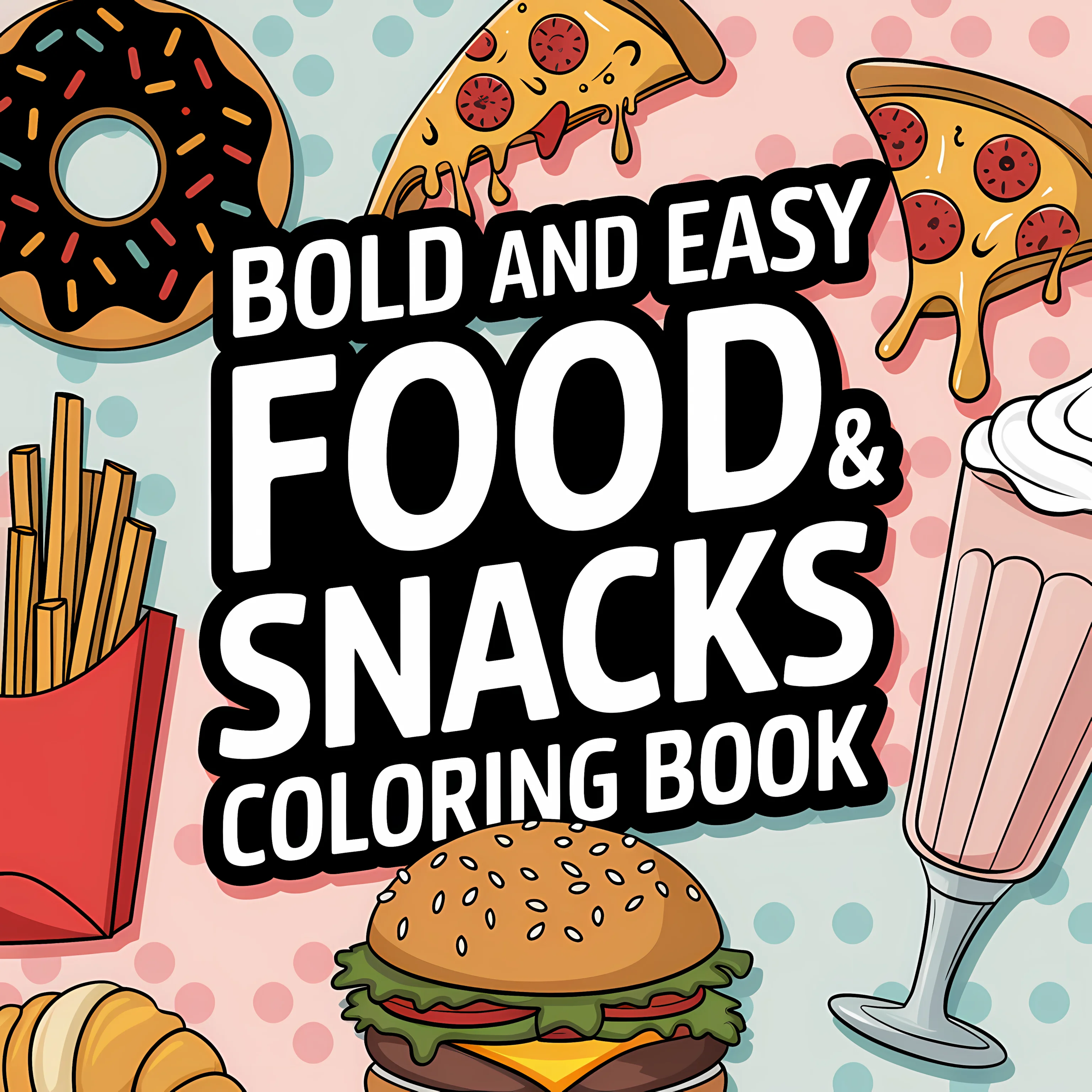 Libro para Colorear de Comida  - Food And Snacks Coloring Book reseña y precio