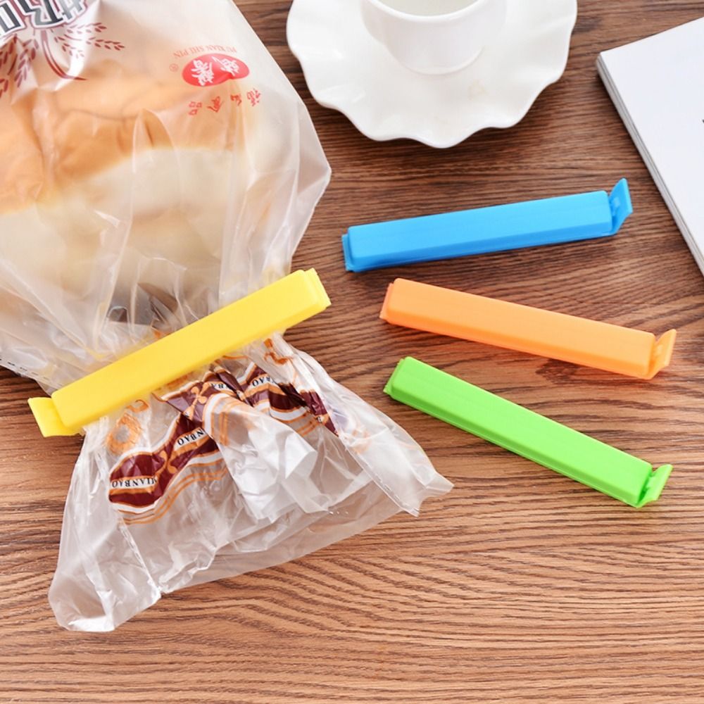 Clips de plástico reutilizable - Snacks Food Labels reseña y precio