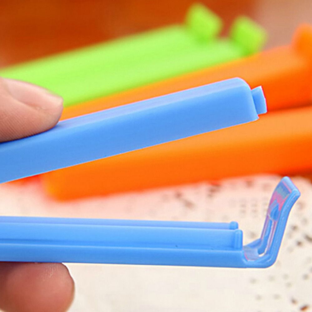 Clips de plástico reutilizable - Snacks Food Labels reseña y precio