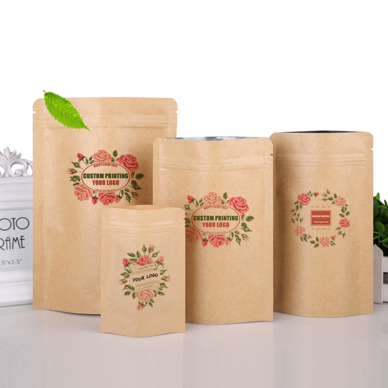 Bolsas de Embalaje Impresas Pe - Food Snacks Logos reseña y precio