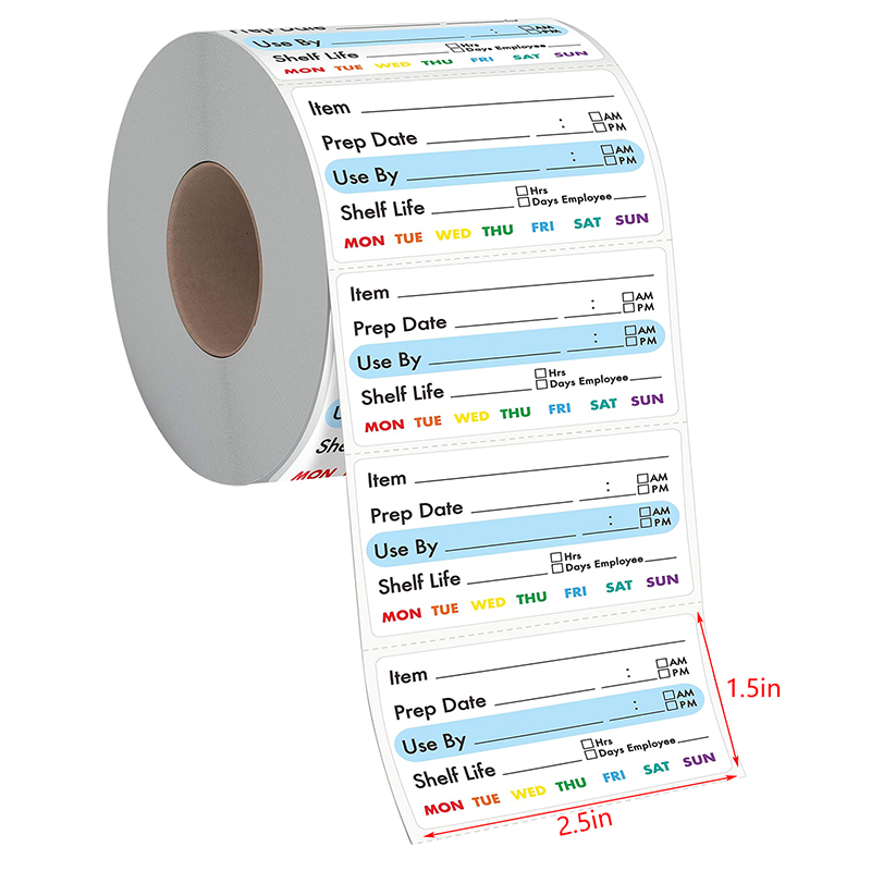Etiquetas Adhesivas para Alime - Snacks Food Labels reseña y precio