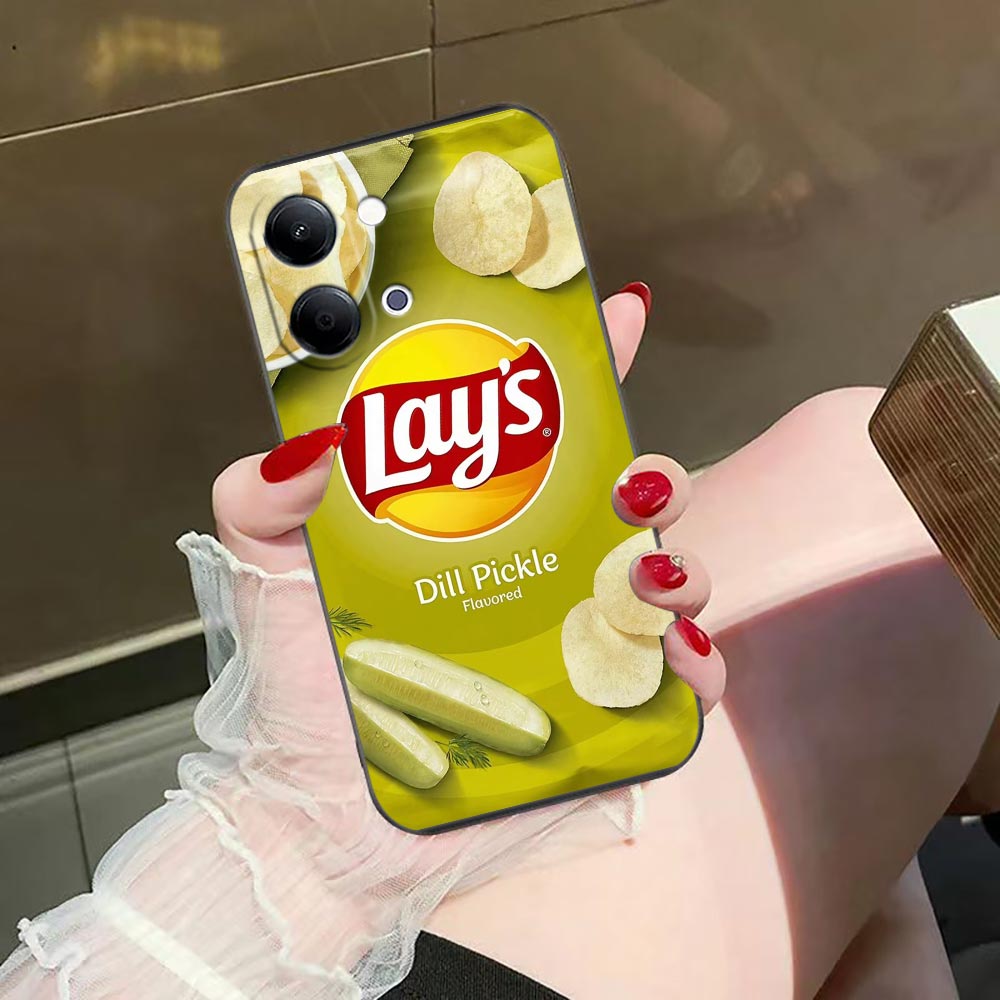 Funda de teléfono para VIVO Y4 - Food Snacks Logos reseña y precio
