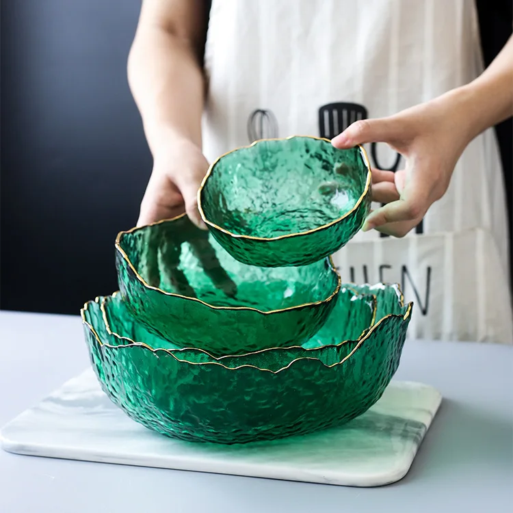 Nuevo Cuenco de cristal verde  - Food In Japanese Snacks reseña y precio